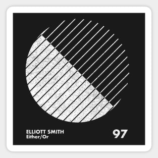 Elliott Smith / Either Or / Minimalist Design Artwork Magnet